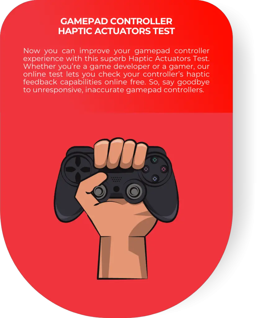 Gamepad Controller Haptic Actuators Test - Features