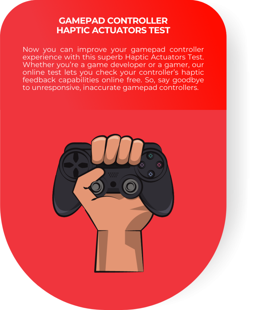 Gamepad Controller Haptic Actuators Test - Features